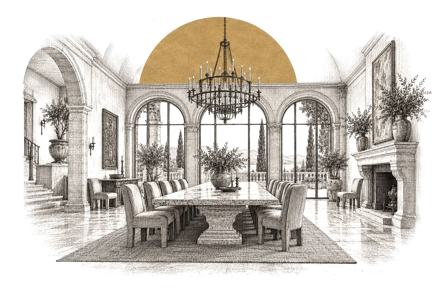 ELE Interior Design — perspective study